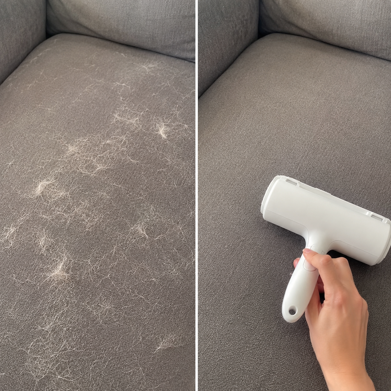 FurFree - No more pet hair on furniture, clothes, and carpets.